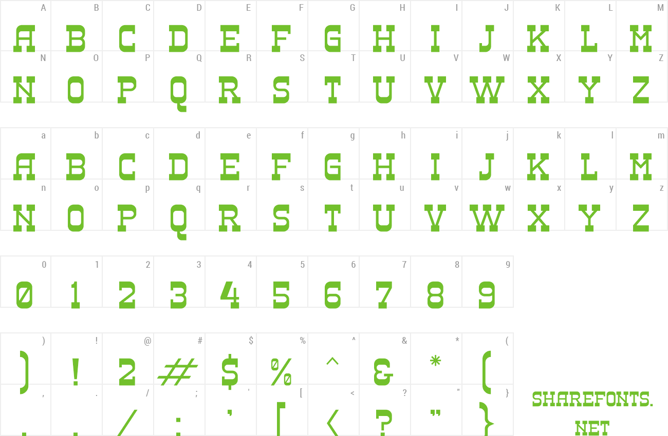 Font Sheal Thon Slab preview